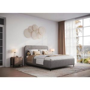 MID.YOU ČALÚNENÁ POSTEĽ, 140/200 cm, taupe vyobraziť