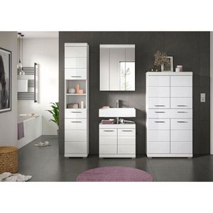 MID.YOU KÚPEĽŇA biela s vysokým leskom vyobraziť