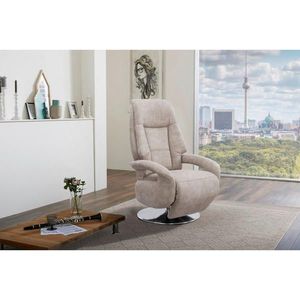 Sit & More RELAXAČNÉ KRESLO, textil, béžová vyobraziť