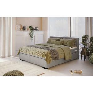 MID.YOU AMERICKÁ POSTEĽ, 140/200 cm, strieborná vyobraziť