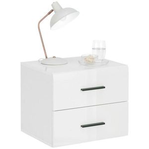 Hom`in NOČNÝ STOLÍK, biela, 50/42, 8/41, 6 cm vyobraziť