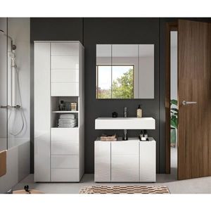 MID.YOU KÚPEĽŇA biela s vysokým leskom vyobraziť