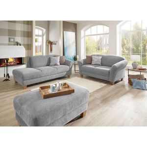 Sit & More DVOJMIESTNA POHOVKA, textil, strieborná vyobraziť