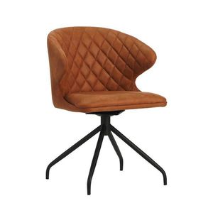 MID.YOU STOLIČKA S PODRÚČKAMI, mikrovlákno, koňaková vyobraziť