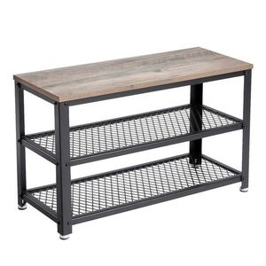 Boxxx REGÁL NA TOPÁNKY, čierna, sivobéžová, 73/45/30 cm vyobraziť