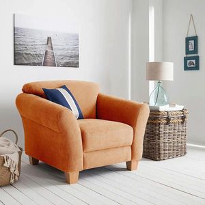 Sit & More KRESLO, textil, terakotová vyobraziť