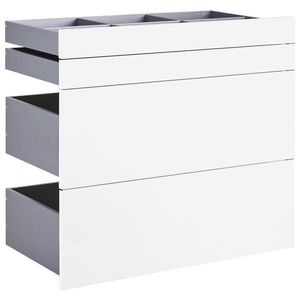 Hom`in SADA ZÁSUVIEK, biela s vysokým leskom, 90, 9/82/46, 8 cm vyobraziť