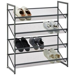 Xora REGÁL NA TOPÁNKY, čierna, 72/80/30 cm vyobraziť