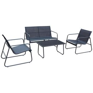 Acamp SÚPRAVA ZÁHRADNÉHO NÁBYTKU 4-dielne, kov, plast, sklo vyobraziť