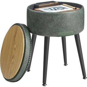 MID.YOU TABURETKA, kov, textil, kompozitné drevo, 32/44/32 cm vyobraziť