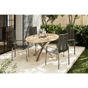 Ambia Garden ZÁHRADNÝ STÔL, drevo, kov, 200/75/120 cm vyobraziť