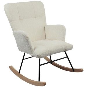 P & B HOJDACIA STOLIČKA, drevo, kov, textil, biela vyobraziť