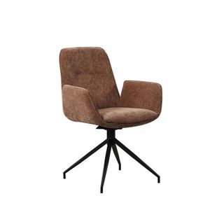 MID.YOU STOLIČKA S PODRÚČKAMI, ženilka, taupe vyobraziť