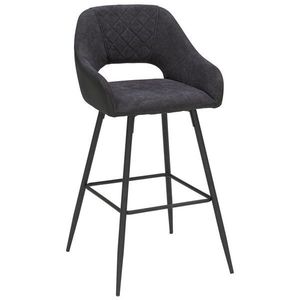 Carryhome BAROVÁ STOLIČKA, antracitová, čierna vyobraziť