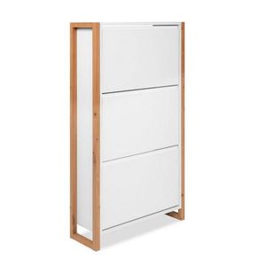 MID.YOU VÝKLOPNÁ SKRINKA NA TOPÁNKY, biela, dub artisan, 70/125/25 cm vyobraziť