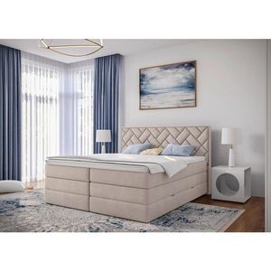 MID.YOU BOXSPRINGOVÁ POSTEĽ, 160/200 cm, béžová vyobraziť