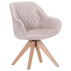 Landscape STOLIČKA S PODRÚČKAMI, plochá tkanina, farba duba, béžová vyobraziť