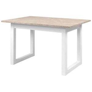 MID.YOU JEDÁLENSKÝ STÔL, biela, piesková, 120/80/75 cm vyobraziť