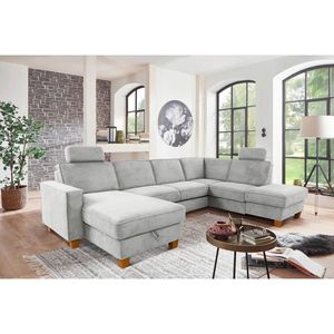 Sit & More SEDACIA SÚPRAVA, textil, strieborná vyobraziť