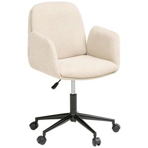 MID.YOU OTOČNÁ STOLIČKA, tkaná textília, béžová vyobraziť