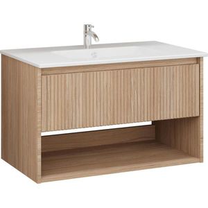 Stylife SKRINKA S UMÝVADLOM, farba duba, farba duba, 80 cm vyobraziť