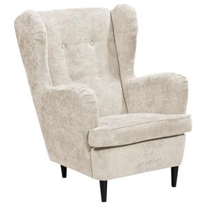 MID.YOU KRESLO UŠIAK, textil, béžová vyobraziť