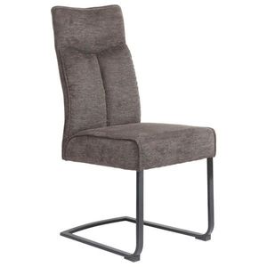 Novel STOLIČKA S PRUŽNÝM PODNOŽÍM, tkaná textília, hnedá, čierna vyobraziť