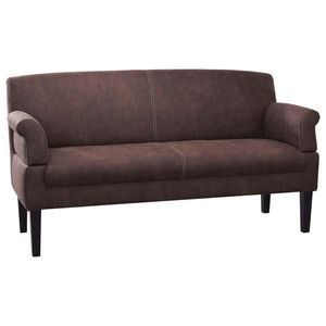 Sit & More TROJMIESTNA POHOVKA, textil, tmavohnedá vyobraziť