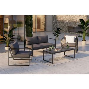 Ambia Garden STÔL NA TERASU, kov, sklo, 120/39/60 cm vyobraziť