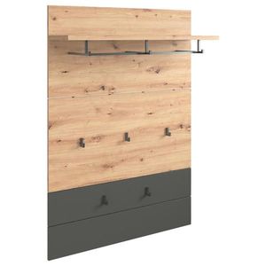 Xora VEŠIAKOVÝ PANEL, antracitová, farba duba, 85/126, 7/28 cm vyobraziť