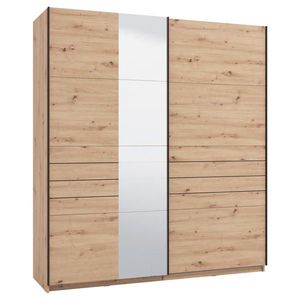 Xora ŠAT. SKRIŇA S POSUV. DVERAMI, dub artisan, 195/217, 5/61 cm vyobraziť