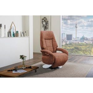 Sit & More RELAXAČNÉ KRESLO, textil, koňaková vyobraziť