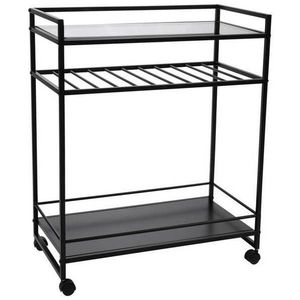 SERVÍROVACÍ VOZÍK, čierna, 70/37/86 cm vyobraziť