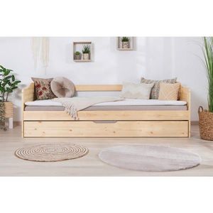 MID.YOU VÝSUVNÁ POSTEĽ, 90/200 cm farba borovice vyobraziť