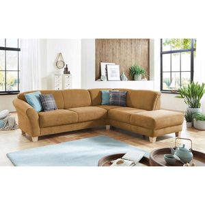 Sit & More ROHOVÁ SEDACIA SÚPRAVA, textil, horčicovožltá vyobraziť