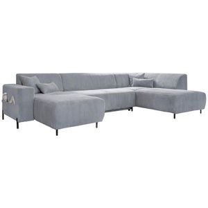 MID.YOU SEDACIA SÚPRAVA, textil, svetlosivá vyobraziť