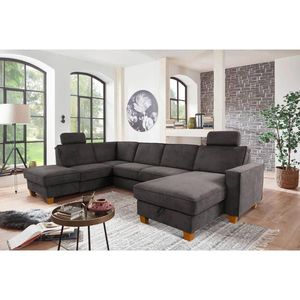 Sit & More SEDACIA SÚPRAVA, textil, tmavosivá vyobraziť