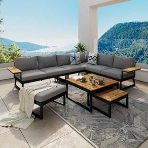 Ambia Garden TERASOVÁ SEDACIA SÚPRAVA drevo, kov vyobraziť