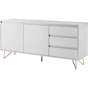 Livetastic ŠIROKÁ KOMODA, biela, 150/70/40 cm vyobraziť