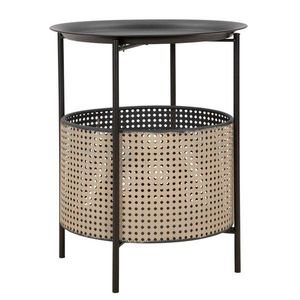 KONFERENČNÝ STOLÍK, čierna, zlatá, kov, 40/50 cm vyobraziť