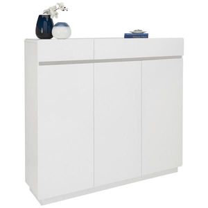 Xora SKRINKA NA TOPÁNKY, biela, 135/123/35 cm vyobraziť