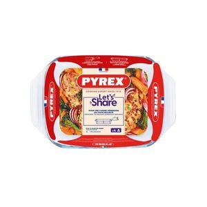 Sklenený pekáč s uchami PYREX 31x20cm/2l., borosilikát vyobraziť