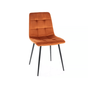 Signal Jedálenská stolička MILA VELVET Farba: Škoricová / Bluvel 4215 vyobraziť