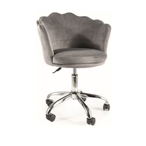 Signal Kancelárska stolička ROSE VELVET Farba: Sivá / Bluvel 14 vyobraziť