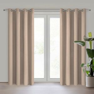 ArtFir Zatemňovací záves LOGAN K | béžová 135 x 250 cm vyobraziť
