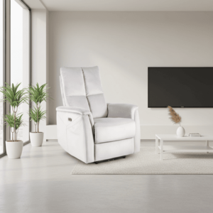 Signal Relaxačné masážne kreslo NEPTUN VELVET M | svetlosivá vyobraziť