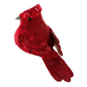 ArtFir Vianočná dekorácia VTÁČIK 322B | červená 6 x 13 cm vyobraziť