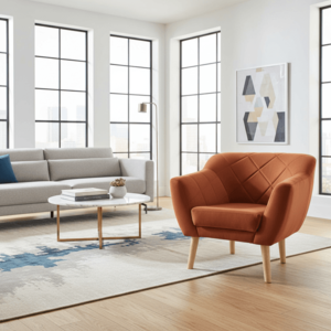 Signal Kreslo KARO 1 VELVET | buk Farba: Škoricová / Bluvel 4215 vyobraziť