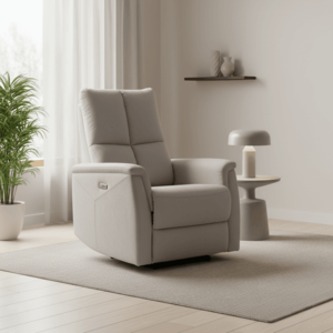 Signal Relaxačné kreslo NEPTUN VELVET | svetlosivá vyobraziť