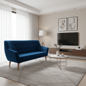 Signal Pohovka NORDIC 3 VELVET | modrá vyobraziť